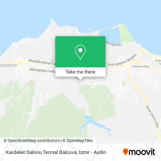 Kardelen Salonu Termal Balcova map
