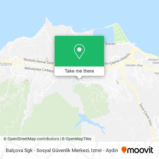 Balçova Sgk - Sosyal Güvenlik Merkezi map