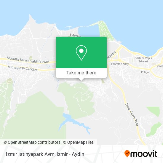 Izmır Istınyepark Avm map