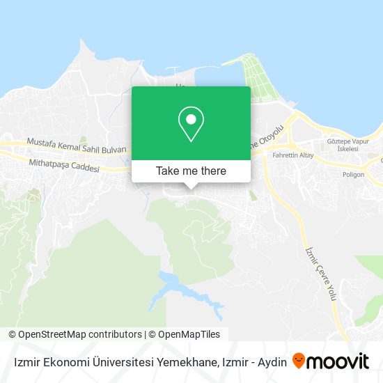 Izmir Ekonomi Üniversitesi Yemekhane map