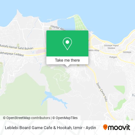 Leblebi Board Game Cafe & Hookah map