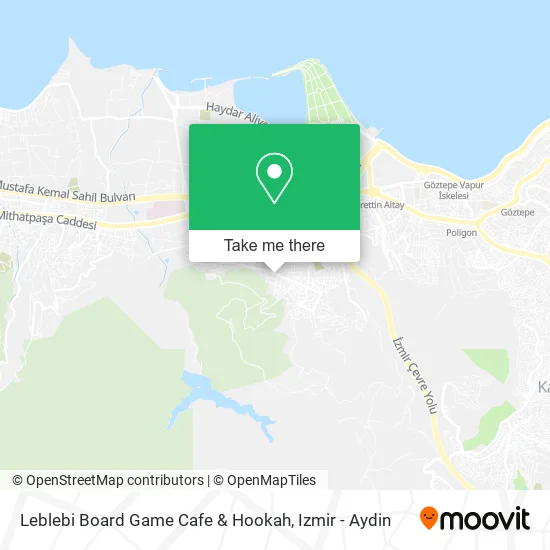 Leblebi Board Game Cafe & Hookah map