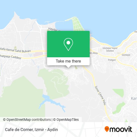 Cafe de Corner map