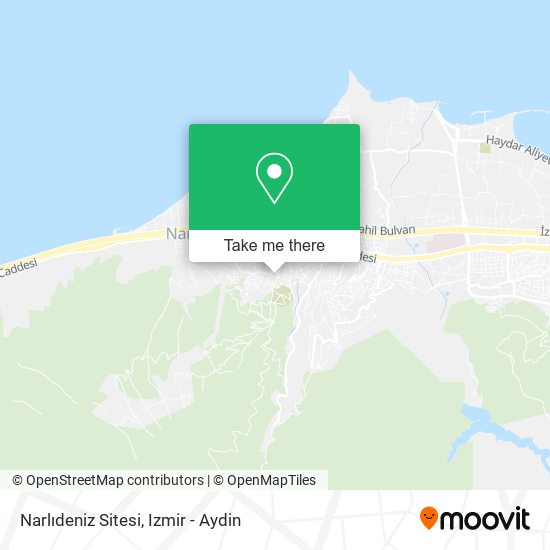 Narlıdeniz Sitesi map