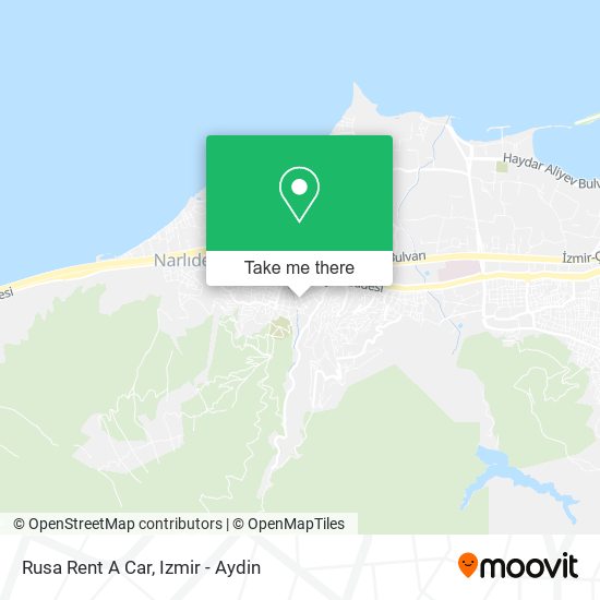Rusa Rent A Car map