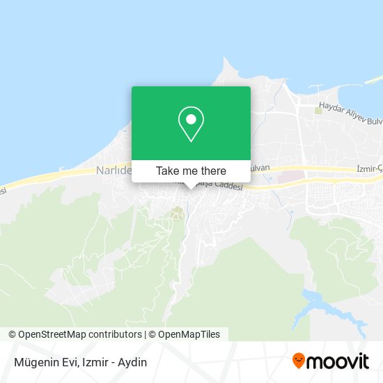 Mügenin Evi map