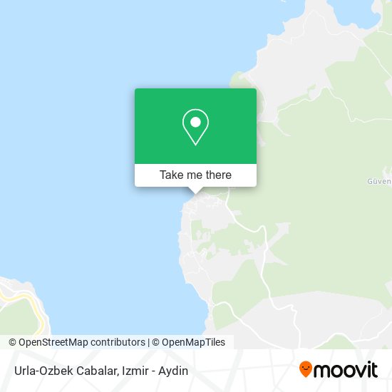 Urla-Ozbek Cabalar map