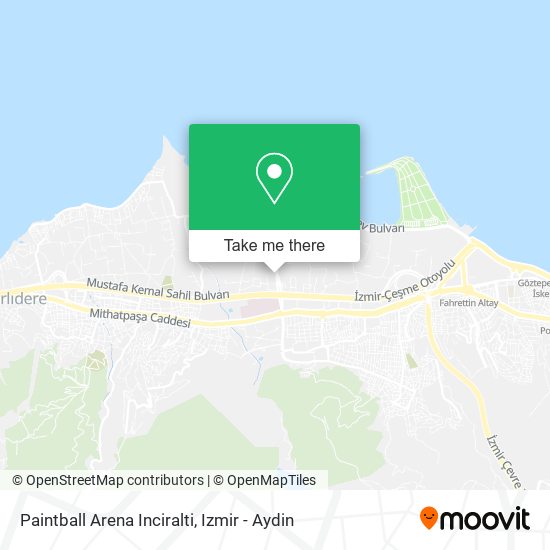 Paintball Arena Inciralti map