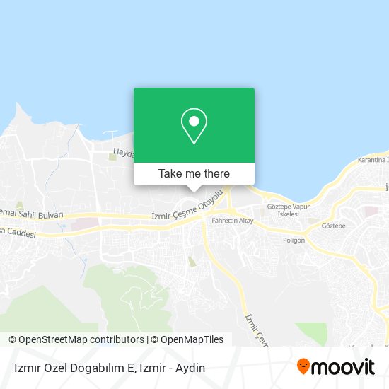 Izmır Ozel Dogabılım E map