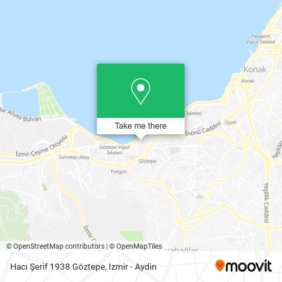 Hacı Şerif 1938 Göztepe map