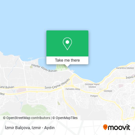İzmir Balçova map