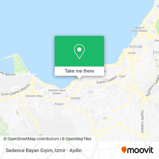 Sedence Bayan Giyim map