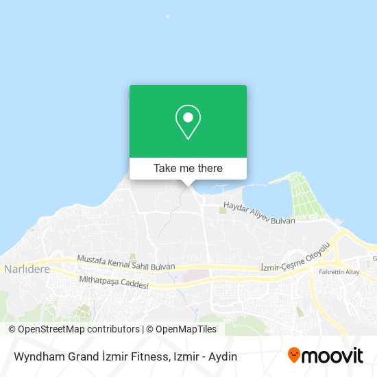 Wyndham Grand İzmir Fitness map