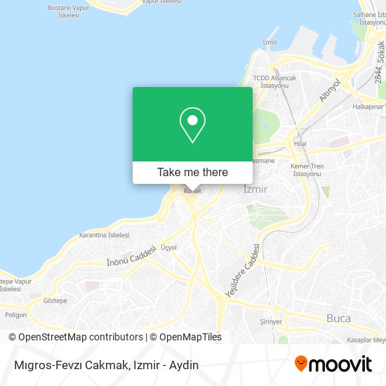 Mıgros-Fevzı Cakmak map