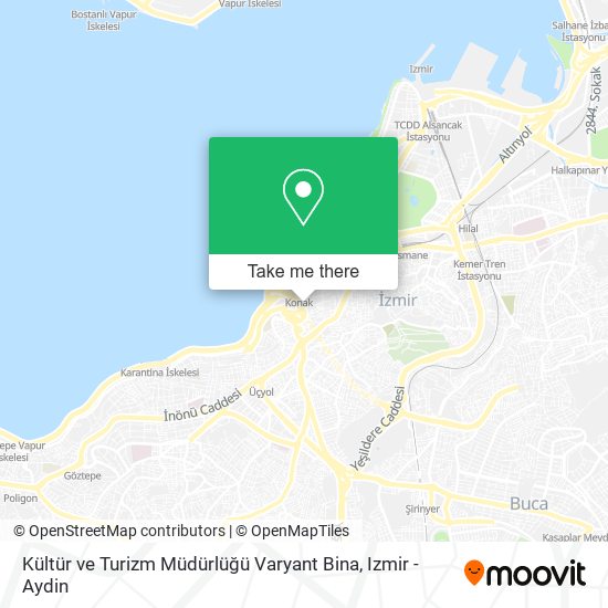 Kültür ve Turizm Müdürlüğü Varyant Bina map