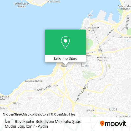 İzmir Büyükşehir Belediyesi Mezbaha Şube Müdürlüğü map