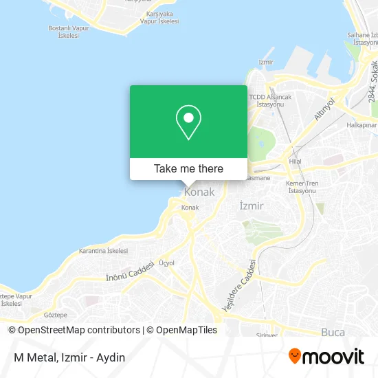 M Metal map