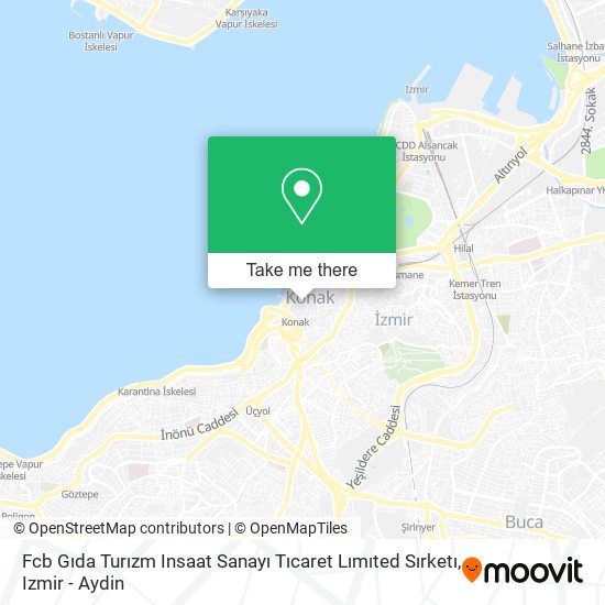 Fcb Gıda Turızm Insaat Sanayı Tıcaret Lımıted Sırketı map