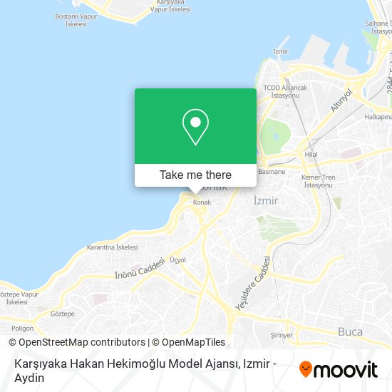 Karşıyaka Hakan Hekimoğlu Model Ajansı map