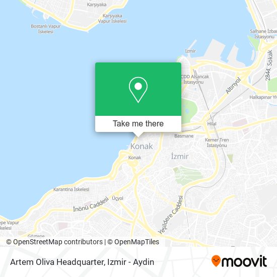 Artem Oliva Headquarter map