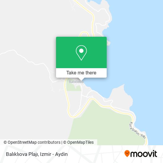 Balıklıova Plajı map