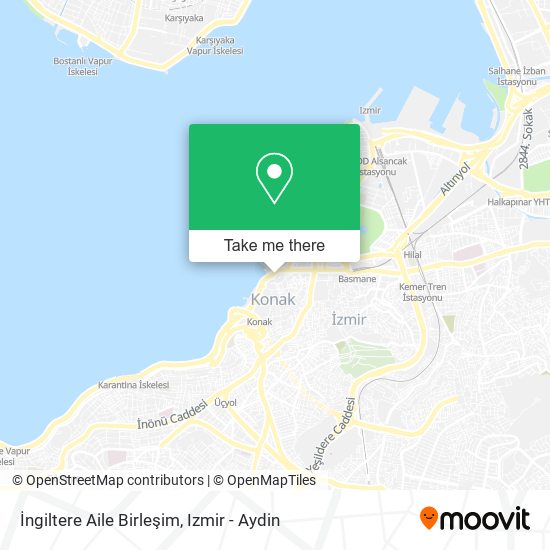 İngiltere Aile Birleşim map