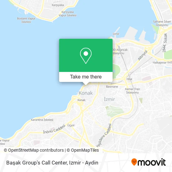 Başak Group's Call Center map