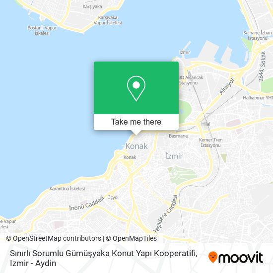 Sınırlı Sorumlu Gümüşyaka Konut Yapı Kooperatifi map