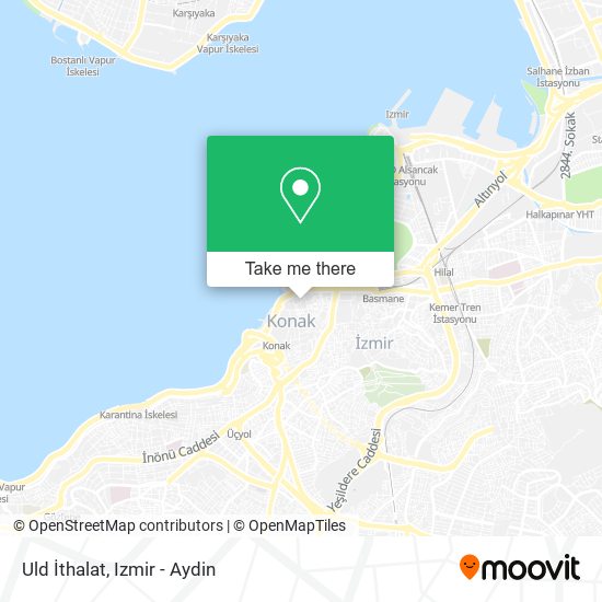 Uld İthalat map