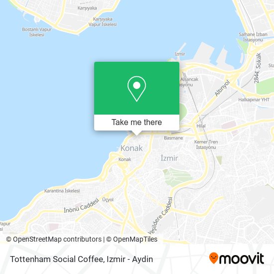 Tottenham Social Coffee map