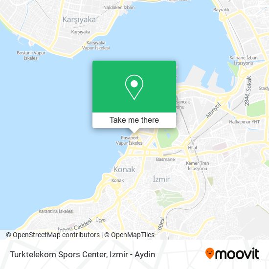 Turktelekom Spors Center map