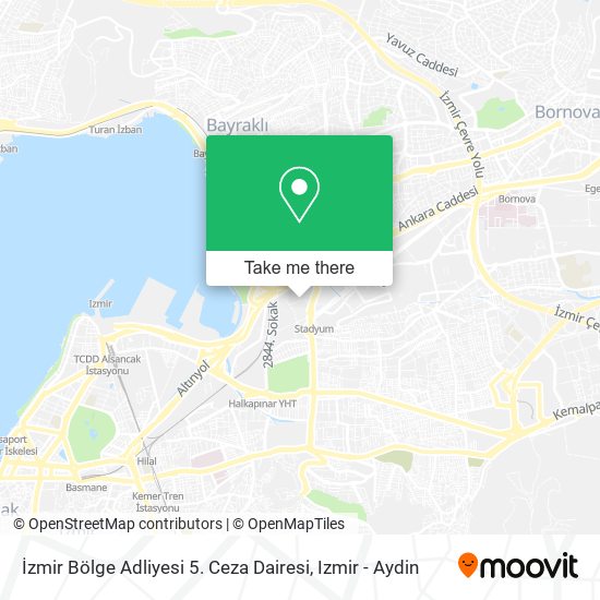 İzmir Bölge Adliyesi 5. Ceza Dairesi map