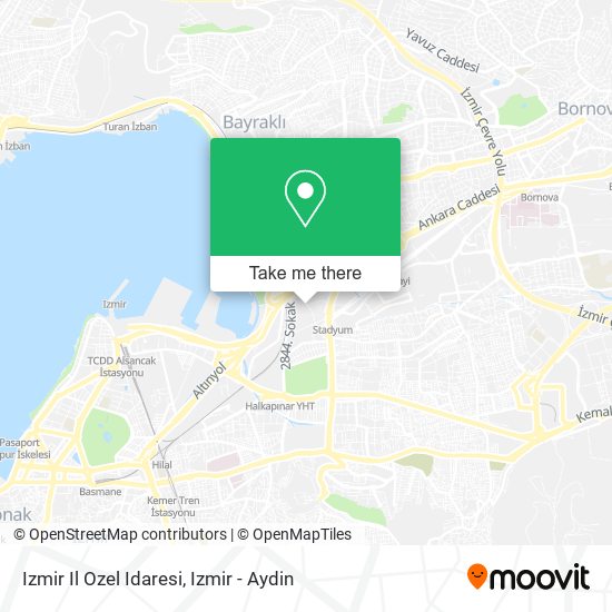 Izmir Il Ozel Idaresi map