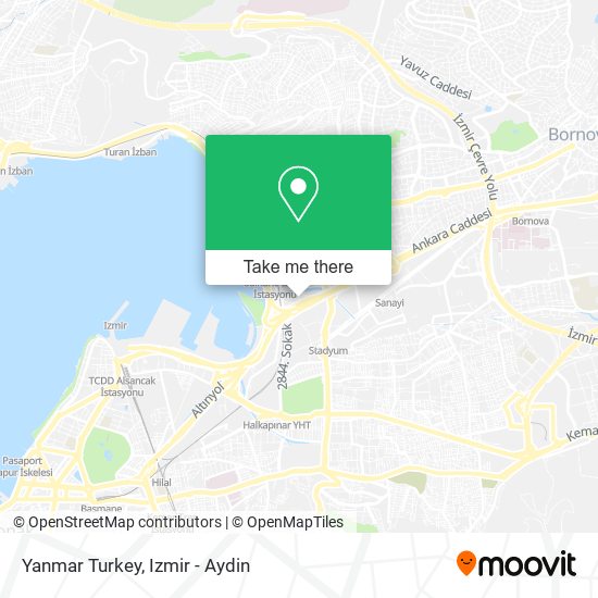 Yanmar Turkey map