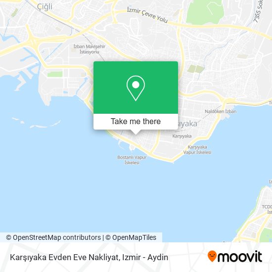 Karşıyaka Evden Eve Nakliyat map