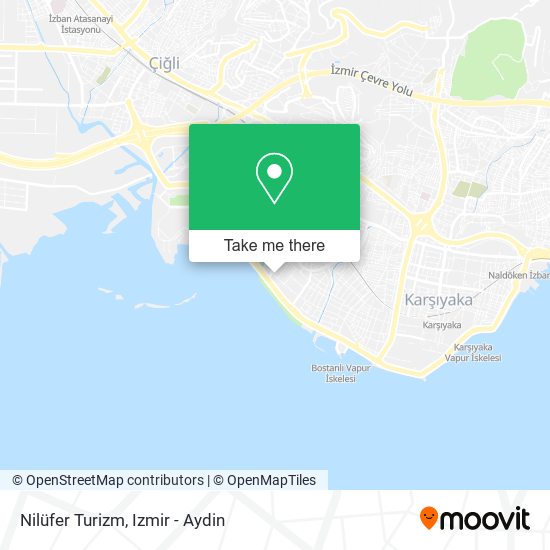 Nilüfer Turizm map