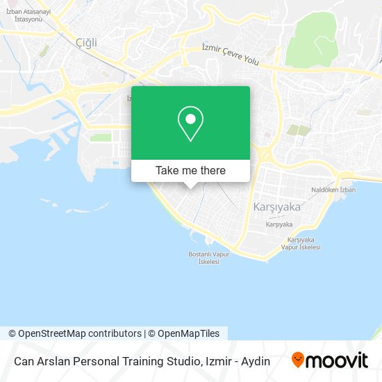 Can Arslan Personal Training Studio map