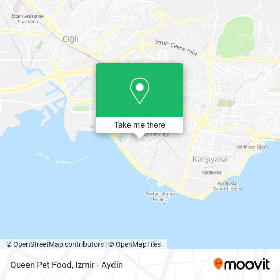 Queen Pet Food map