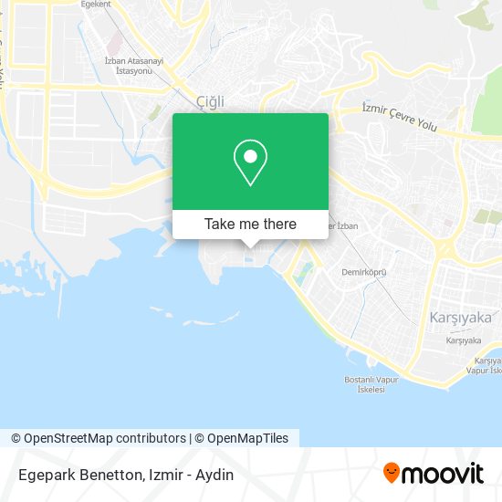 Egepark Benetton map