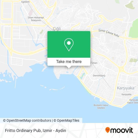 Fritto Ordinary Pub map