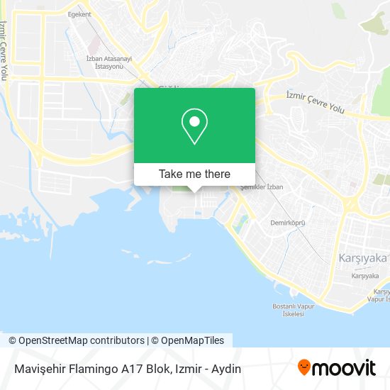 Mavişehir Flamingo A17 Blok map