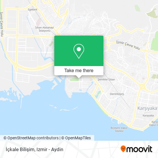 İçkale Bilişim map