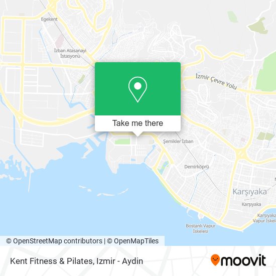 Kent Fitness & Pilates map