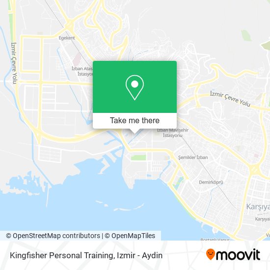 Kingfisher Personal Training map