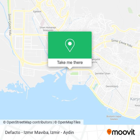 Defacto - Izmır Mavıba map