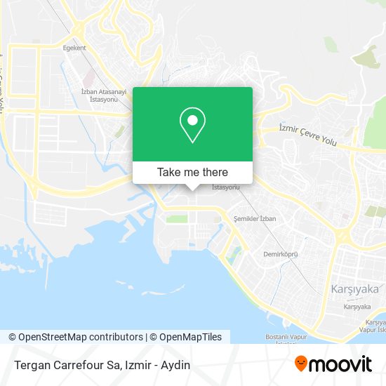 Tergan Carrefour Sa map