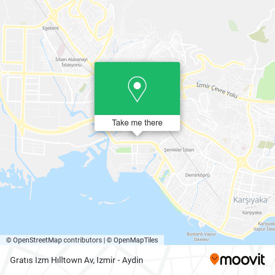 Gratıs Izm Hılltown Av map