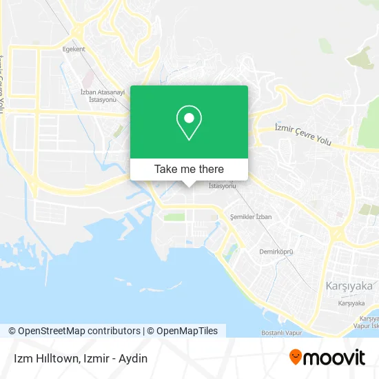 Izm Hılltown map