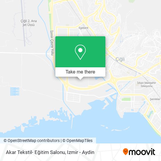 Akar Tekstil- Eğitim Salonu map