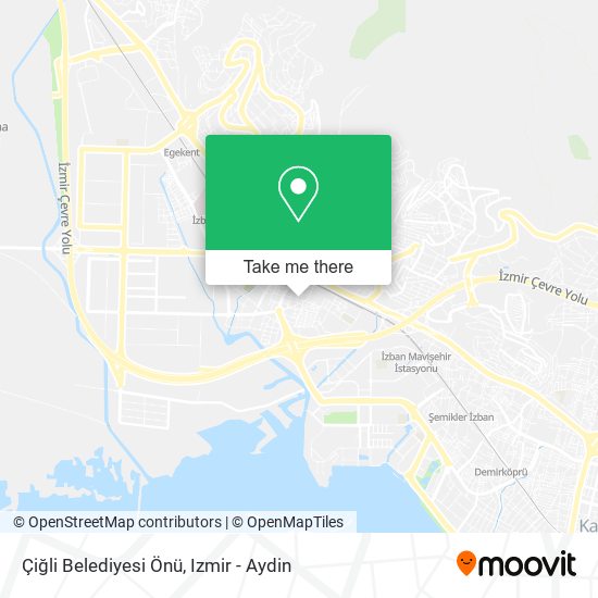 Çiğli Belediyesi Önü map
